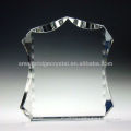 factory high optical blank crystal trophy glass awards with varies style